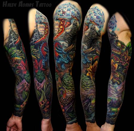 Tattoos - Dinosaur sleeve - 144167